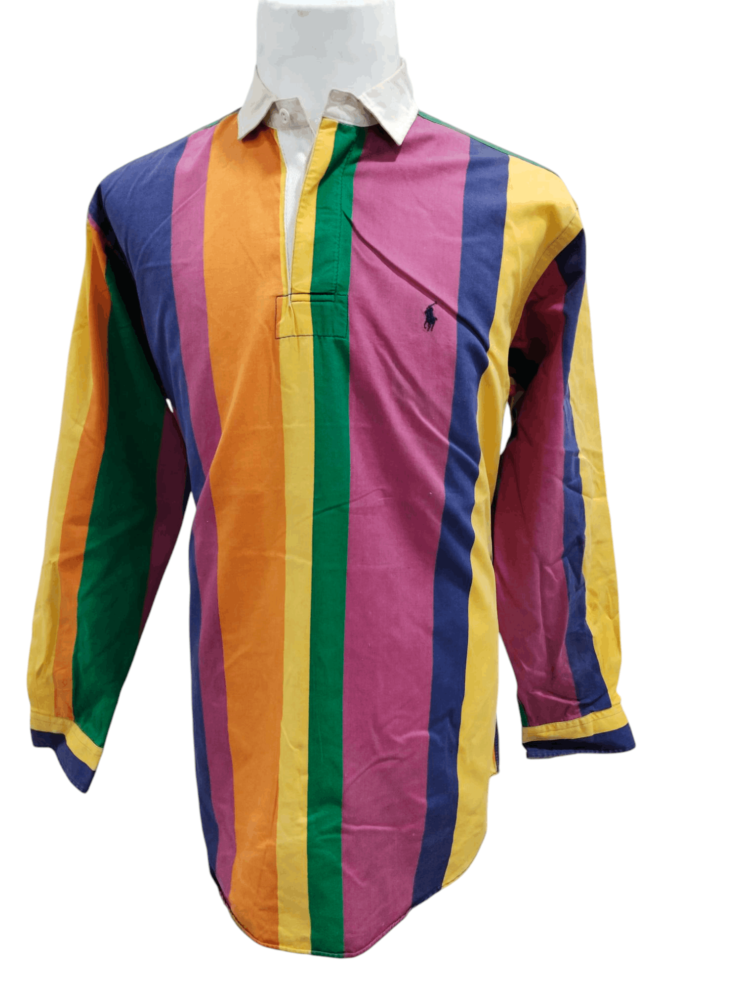 Polo Ralph Lauren × Vintage Vintage Polo Multicolour Shirt Size US XL / EU 56 / 4 - 1 Thumbnail