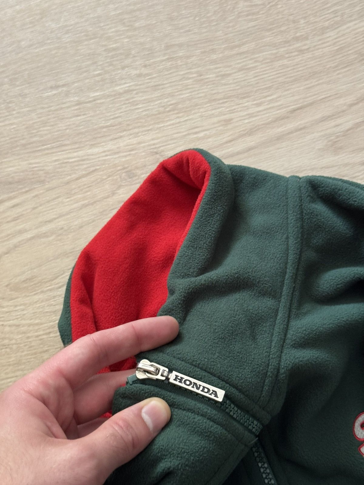 NASCAR Vintage Honda Nascar Racing y2k Fleece Full Zip Jacket Size US L / EU 52-54 / 3 - 9 Thumbnail