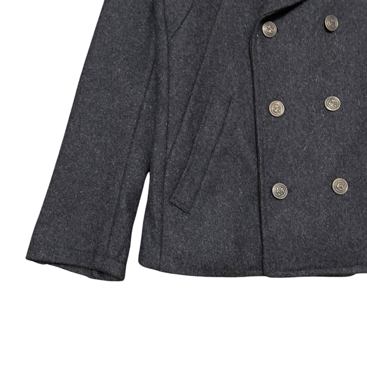 5351 POUR LES HOMMES Vintage 5351 Pour Les Hommes Wool Coat Size US M / EU 48-50 / 2 - 3 Thumbnail