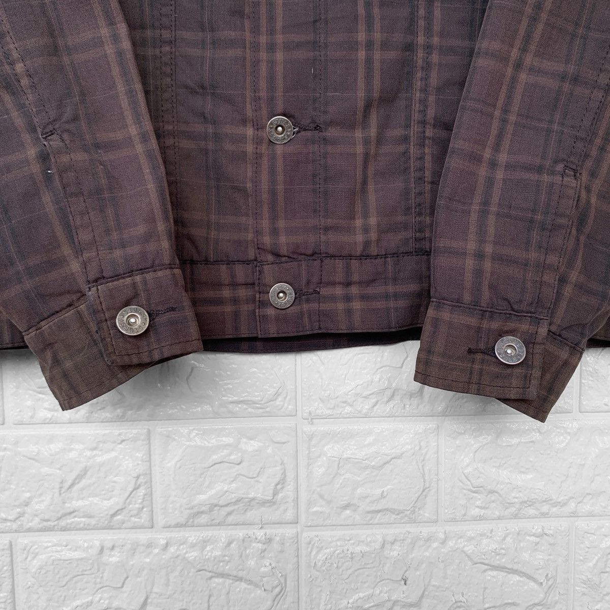 Stussy STUSSY GARMENT WORKGEAR CHECKERED PLAID BUTTON JACKET Size US L / EU 52-54 / 3 - 9 Thumbnail