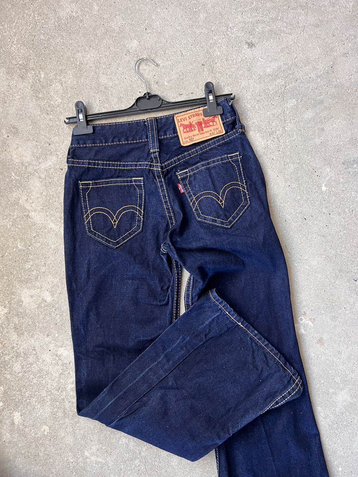 If Six Was Nine × Le Grande Bleu (L.G.B.) × Levi's Vintage Levi’s 927 Lot Bootcut Jeans W27 Size 27" / US 4 / IT 40 - 8 Thumbnail