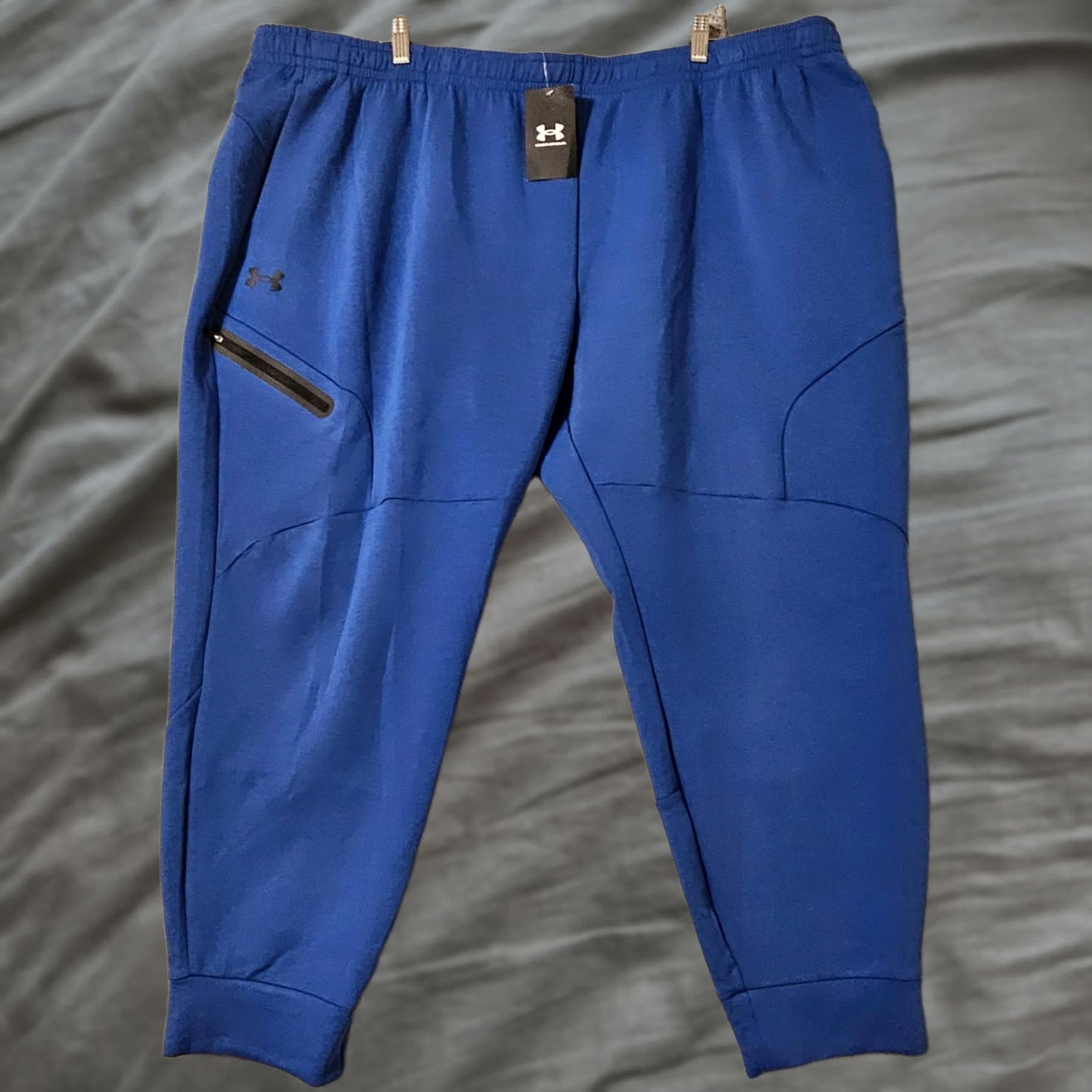 Under Armour Under Armour Pants Fleece Joggers Blue 4XL Mens Size US 39 - 1 Thumbnail