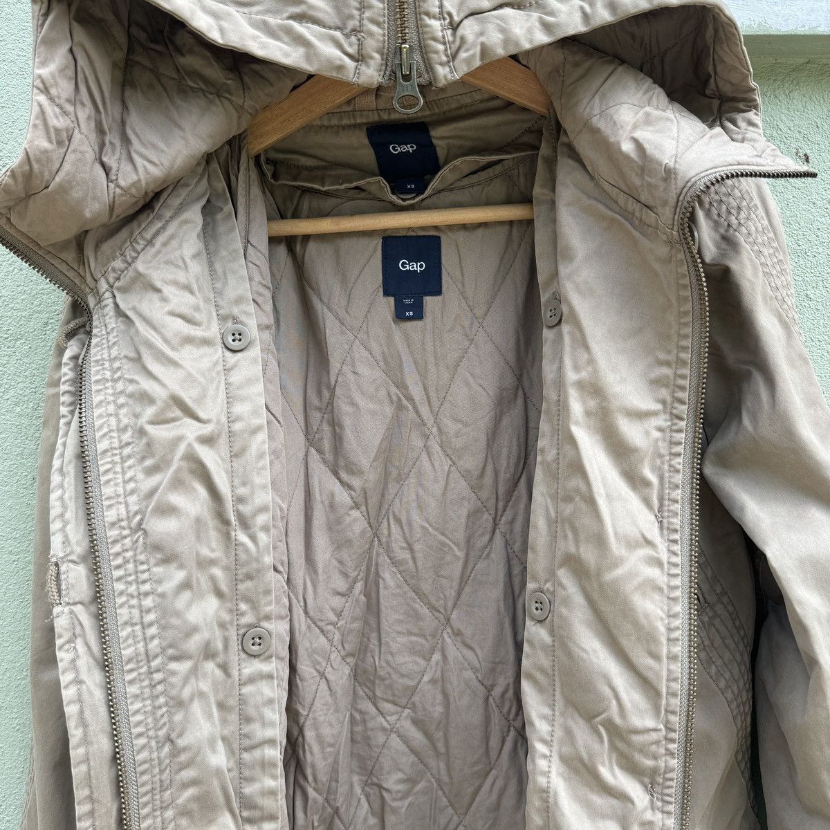 Gap GAP Utility Quilted Inner Parka/Jacket Size US XS / EU 42 / 0 - 7 Thumbnail