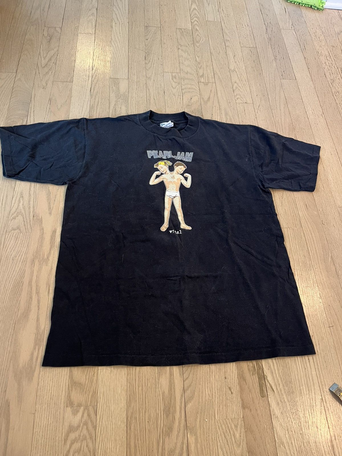 Band Tees × Vintage Black Vintage Pearl Jam Vital 90s shirt Size US L / EU 52-54 / 3 - 1 Thumbnail