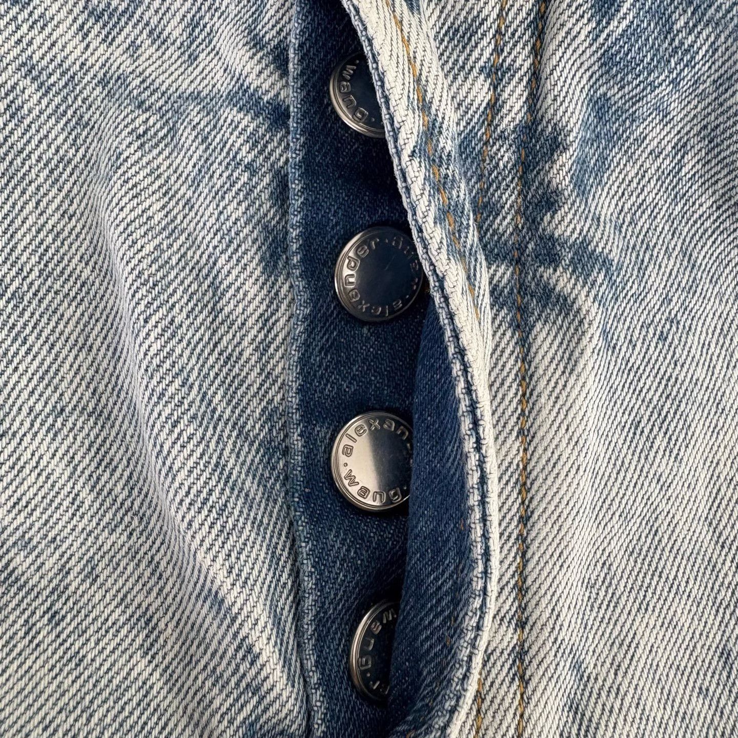 Alexander Wang Alexander Wang Water-drop letter logo decorated low-waist Size 27" / US 4 / IT 40 - 6 Thumbnail
