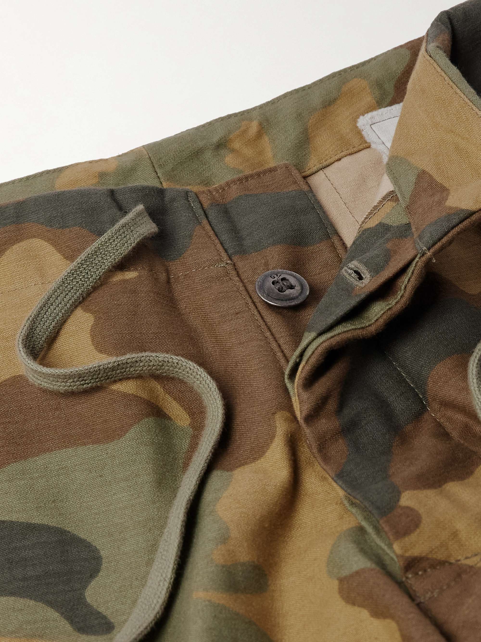 Greg Lauren $935 Greg Lauren Wide-Leg Camo Cargo Pants Size US 34 / EU 50 - 6 Thumbnail