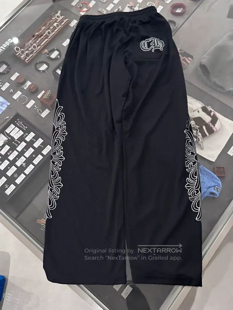 Chrome Hearts CHROME HEARTS Size S Black Vine Sanskrit Mesh Ice Hockey Pa Size US 30 / EU 46 - 1 Thumbnail