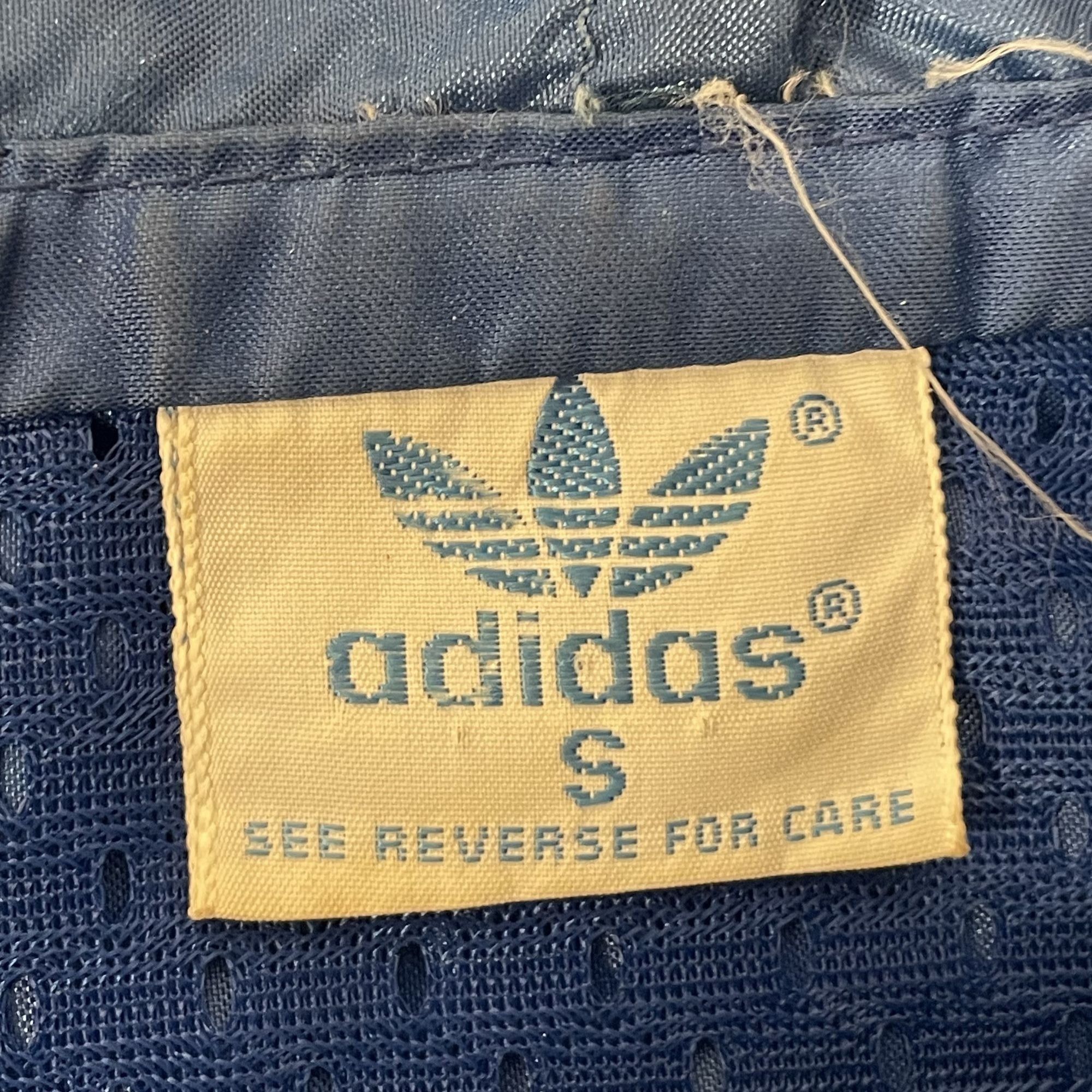 Adidas Vtg Adidas SHINY Antron Nylon Silver TREFOIL 3 Stripe Jacket Size US S / EU 44-46 / 1 - 5 Thumbnail