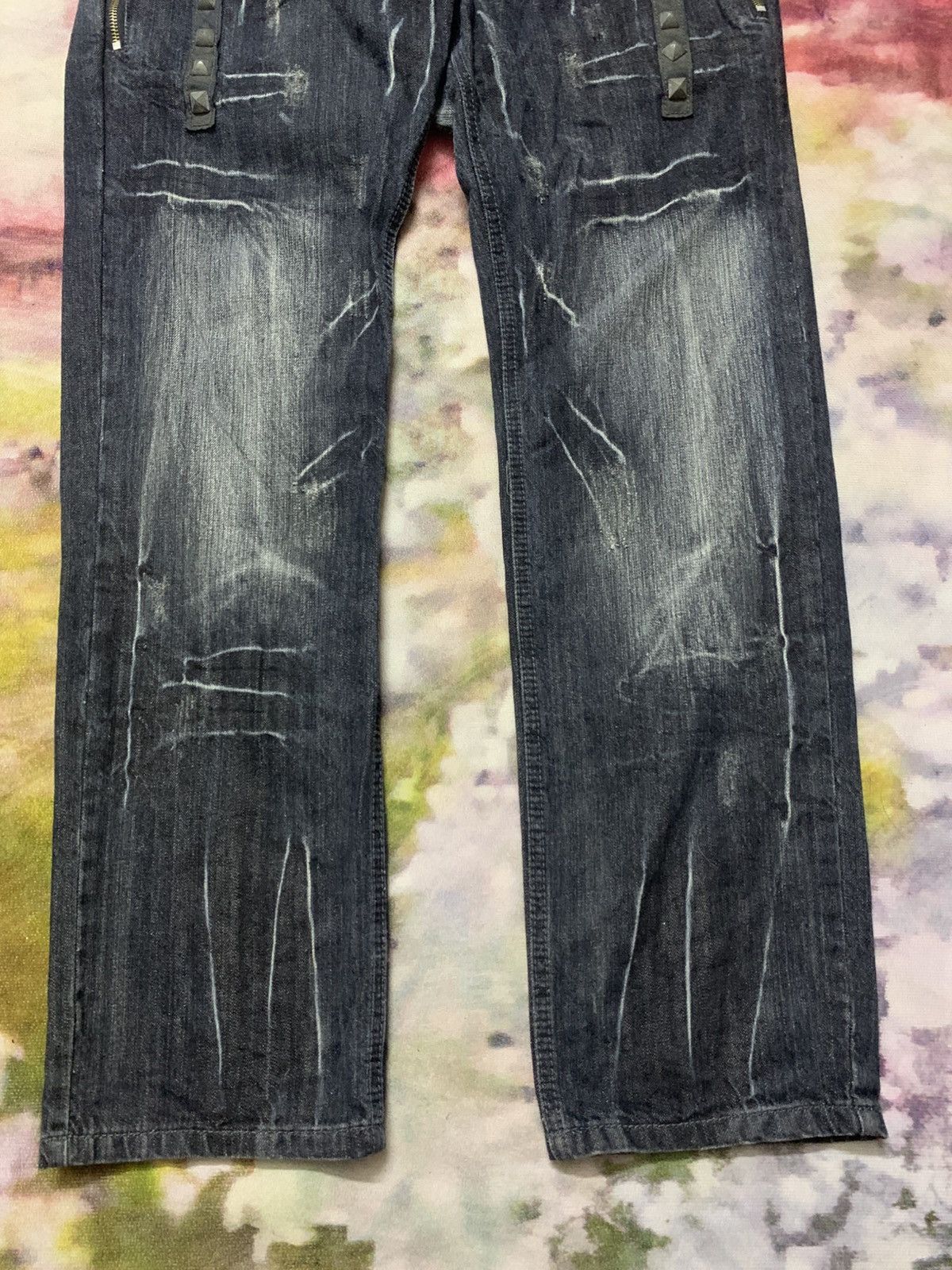 Japanese Brand Double Waist Japan Brand Rain Denim Share Spirit PPFM LGB Size US 34 / EU 50 - 5 Thumbnail