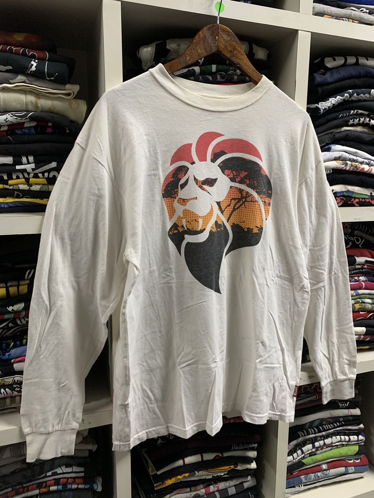 Vintage Nesta big logo white shirt Size US L / EU 52-54 / 3 - 6 Thumbnail