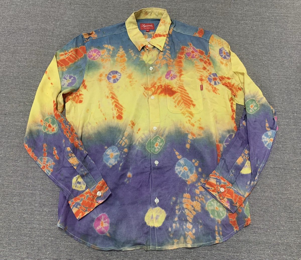 Supreme Supreme Tie-dye printing Rayon Shirt Size US M / EU 48-50 / 2 - 1 Thumbnail