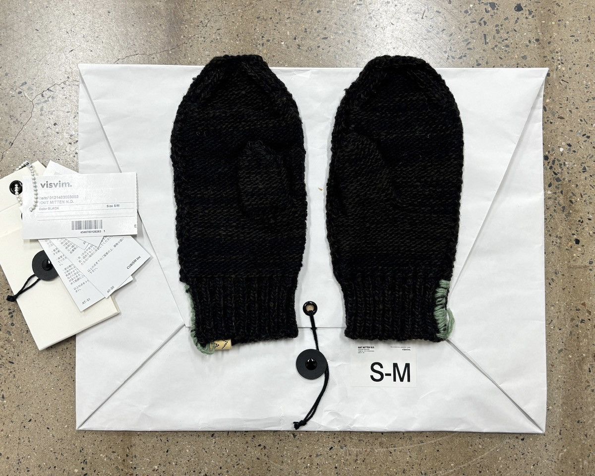 Visvim Visvim Knit Mitten N.D.，black Size ONE SIZE - 6 Thumbnail