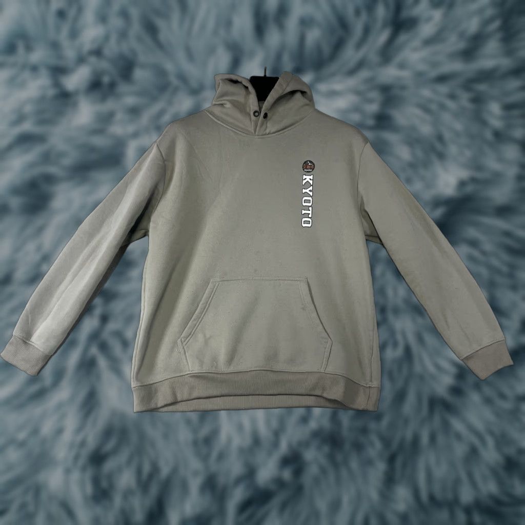 Vintage RGSTR Kyoto Beige Japanese Art Hoodie Sweatshirt Mens Medium Pullover Hooded Graphic Print Long Sleeve Tan Style: Pullover, Regular Size M Size US M / EU 48-50 / 2 - 1 Thumbnail