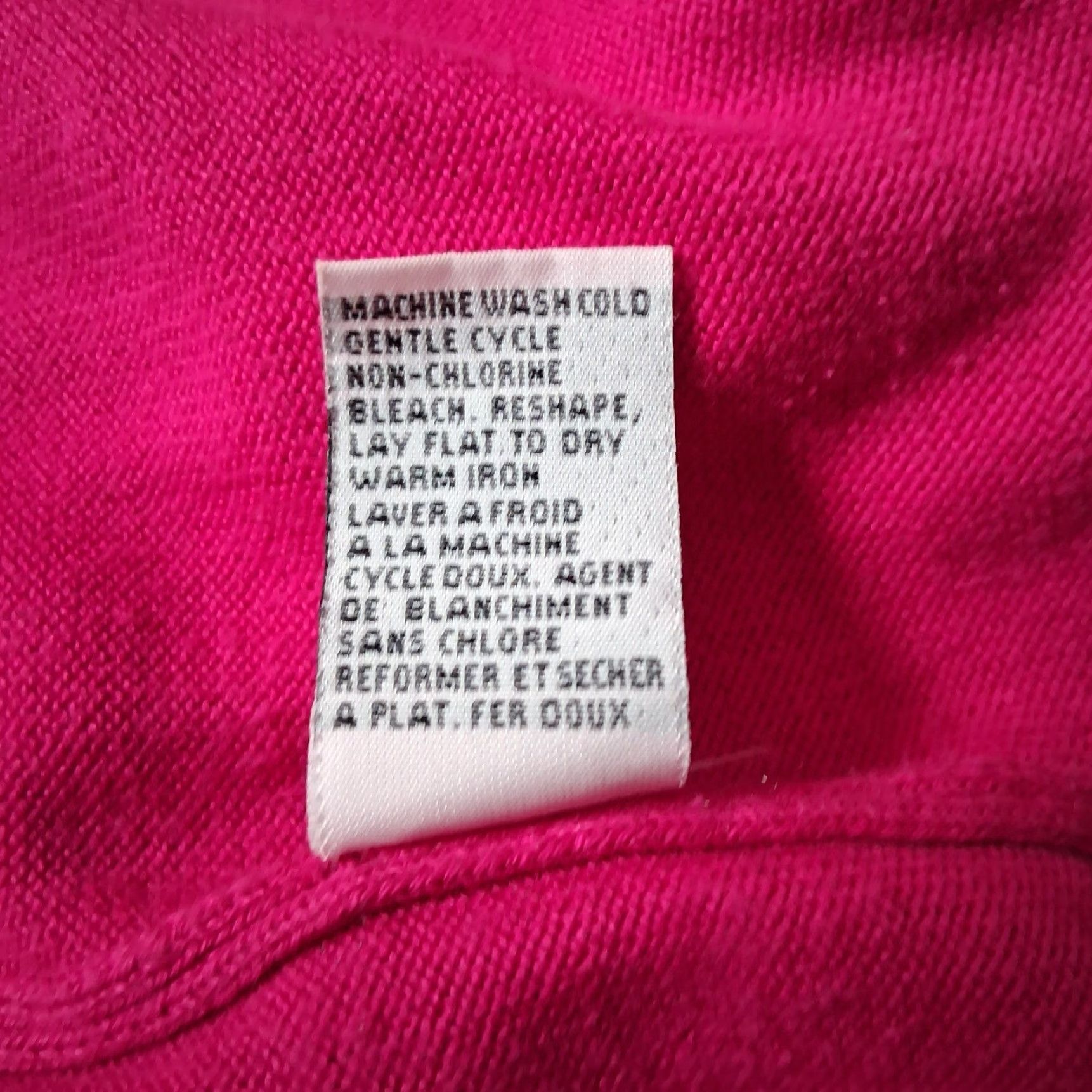 Talbots VINTAGE Talbots Cardigan Sweater Large Pink Magenta Cotton Button Up Italy Size L / US 10 / IT 46 - 7 Thumbnail