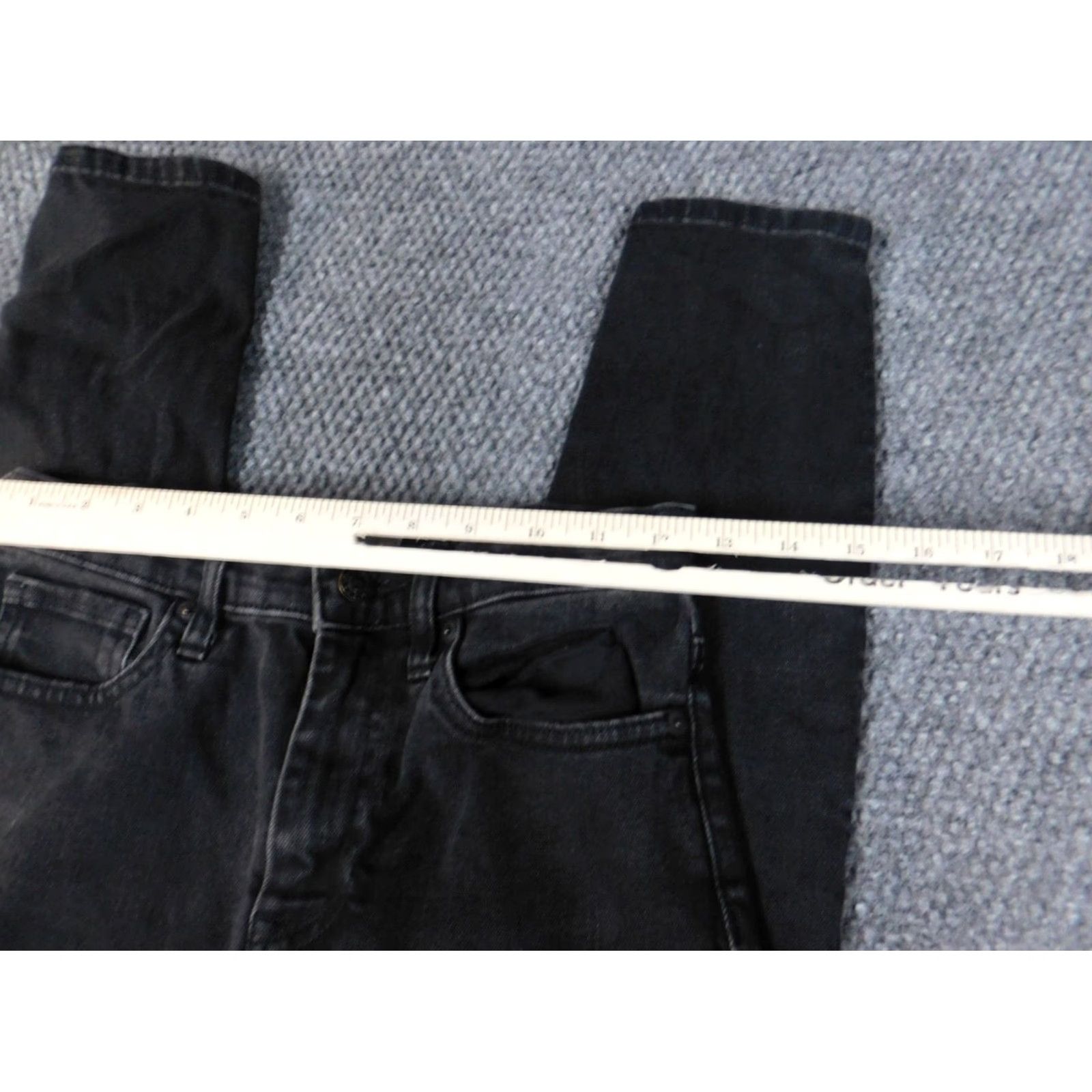 Everlane Everlane Jeans skinny Womens 24 black Denim Slim Pockets Zipper Regular 26in Inseam Jeans Womens Size 42" / US 20 - 4 Thumbnail