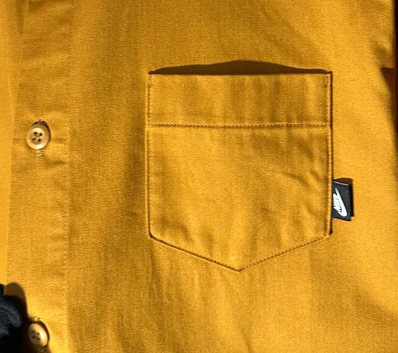 Nike Nike Club shirt buttons short sleeve casual cotton mustard Size US S / EU 44-46 / 1 - 2 Thumbnail