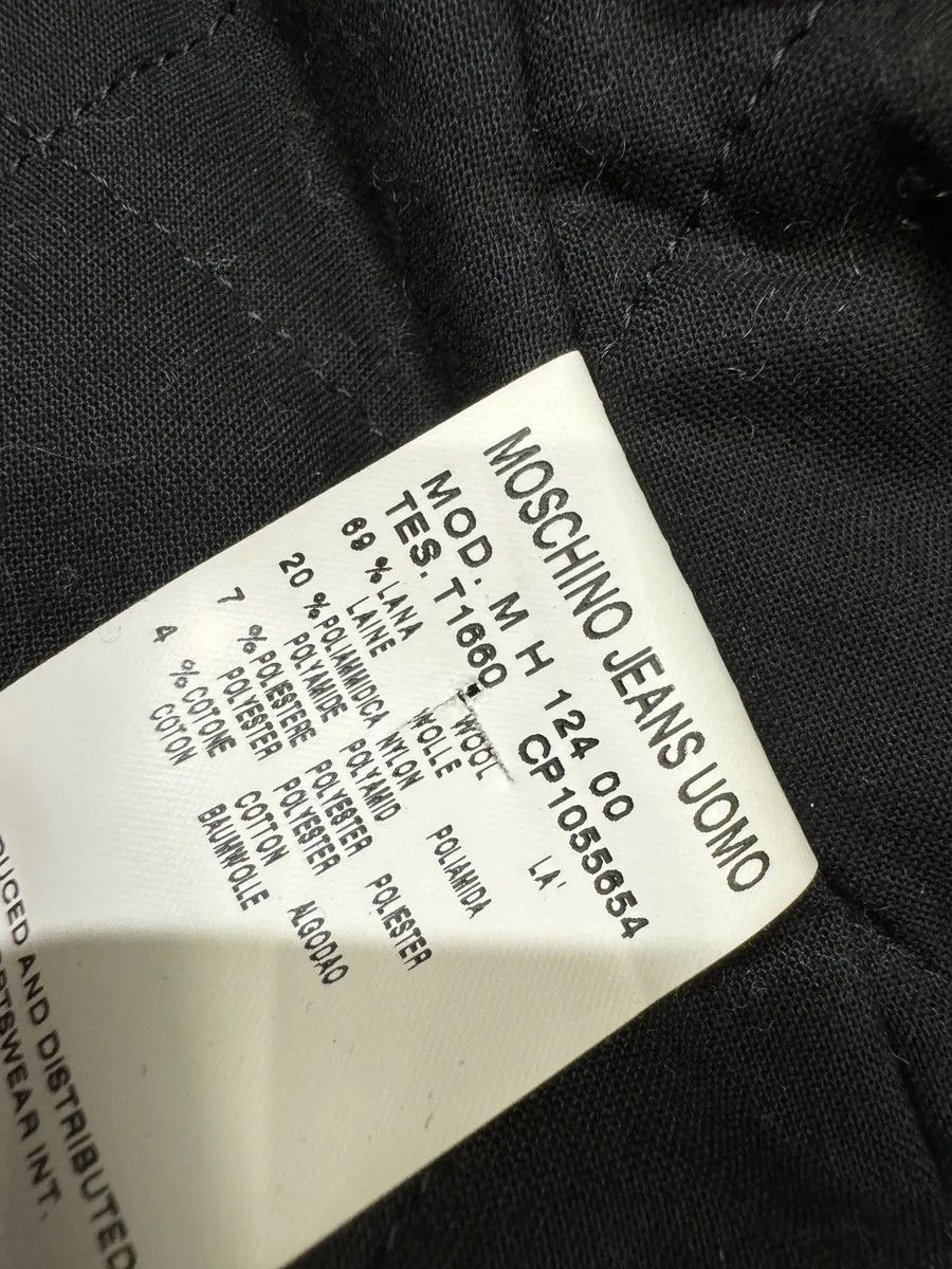 Moschino 2000s Moschino Grey Wool Bomber Jacket Size US L / EU 52-54 / 3 - 10 Thumbnail