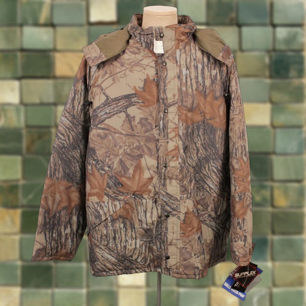 Walls VINTAGE Walls 90s NOS Camo Coat Parka 2XL Brown Nylon Winter Outdoor Mens Size US XXL / EU 58 / 5 - 1 Thumbnail
