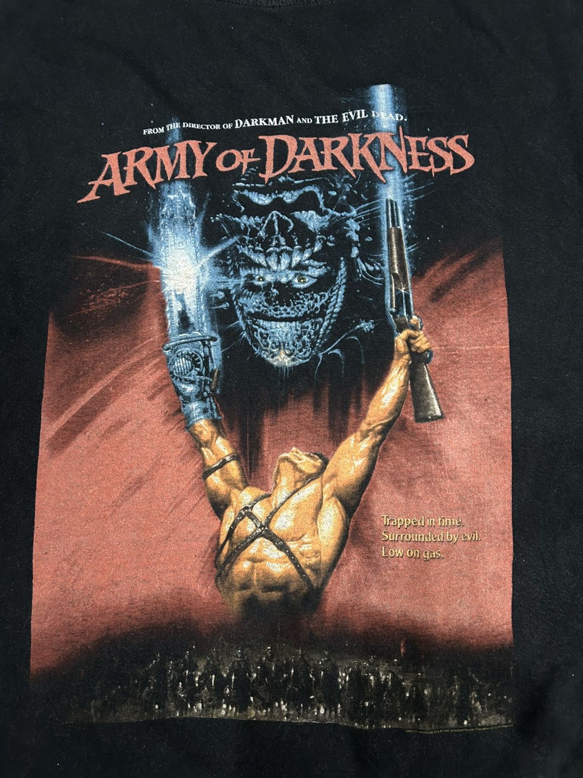 Japanese Brand Vintage Army of Darkness Evil Dead Sam Raimi Movie T Shirt Size US M / EU 48-50 / 2 - 4 Thumbnail