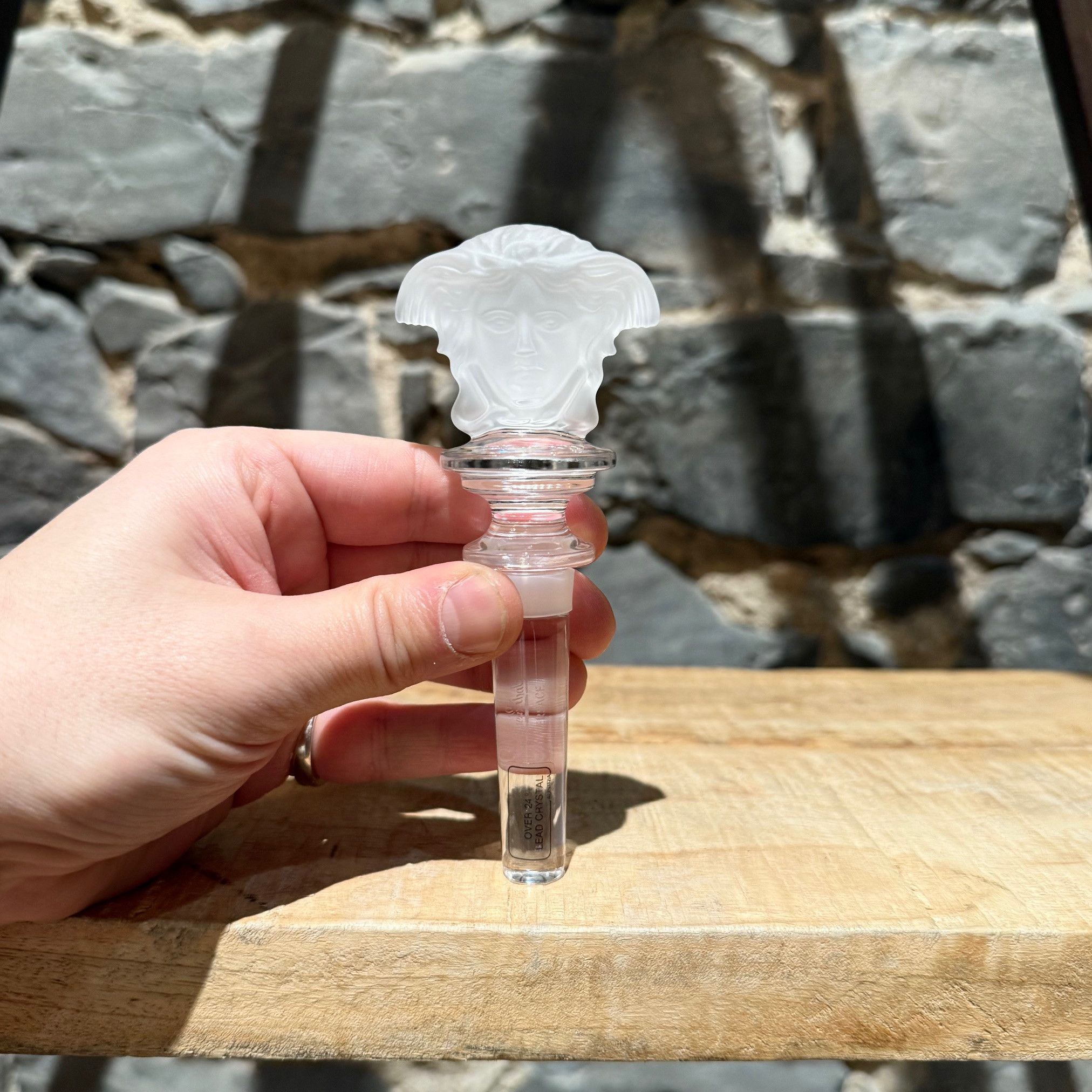 Versace Versace X Rosenthal Crystal Medusa Head Bottle Stopper Size ONE SIZE - 4 Thumbnail