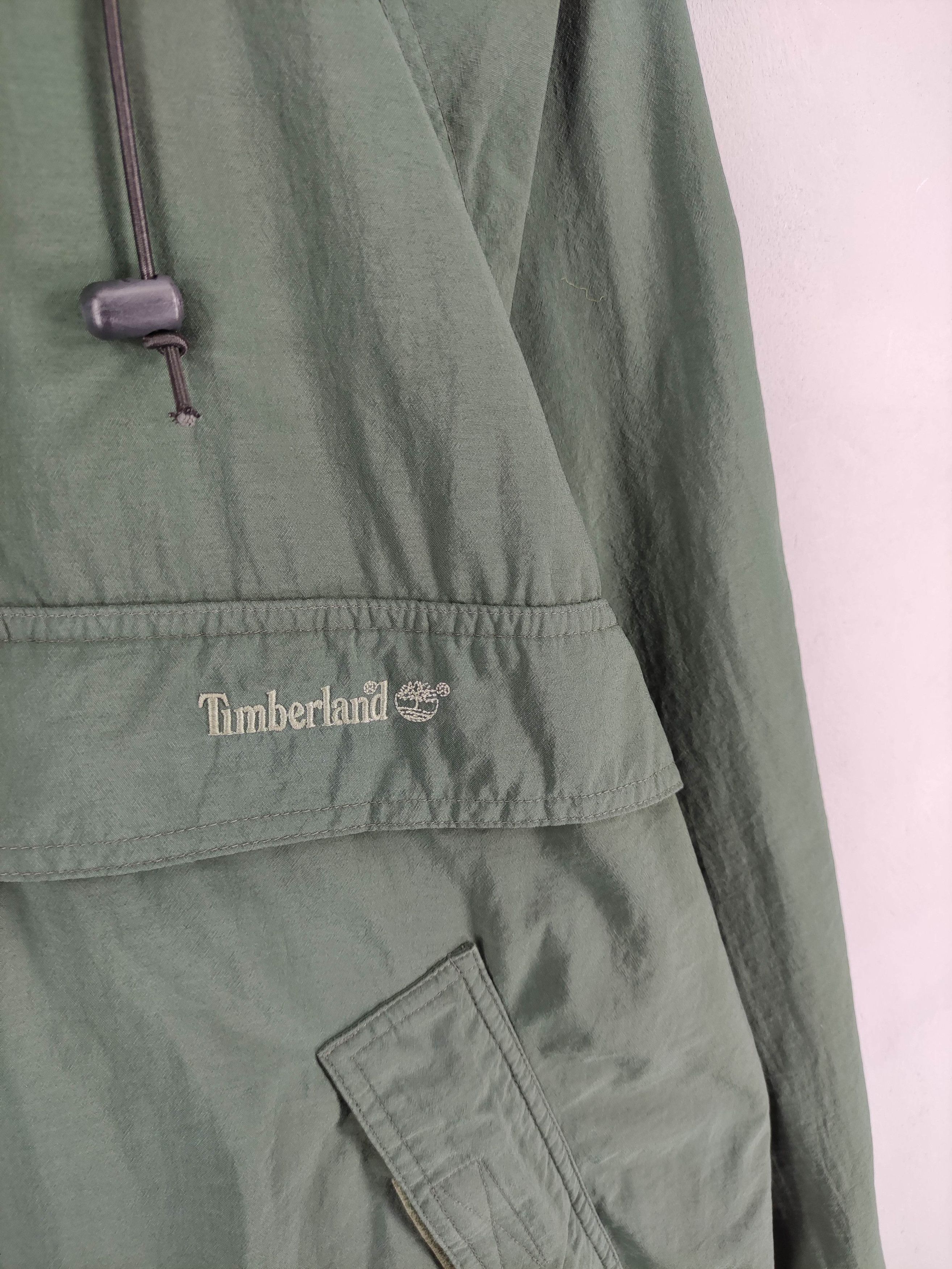 Timberland Vintage Timberland Anorak Windbreaker Jacket With Hoodie Size US M / EU 48-50 / 2 - 2 Thumbnail