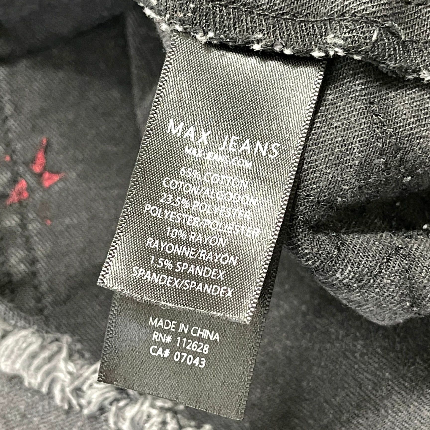 Denime Max Jeans Dress Women XS Gray Stars Short Sleeve Pockets Scoop Neck Y2K Grunge Skater Knee Length Size 26" / US 2 / IT 38 - 5 Thumbnail