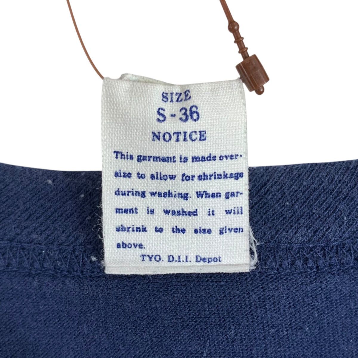 Dry Bones DRY BONES K Dangerous Japanese Brand Logo Print Blue Shirt Size US S / EU 44-46 / 1 - 5 Thumbnail