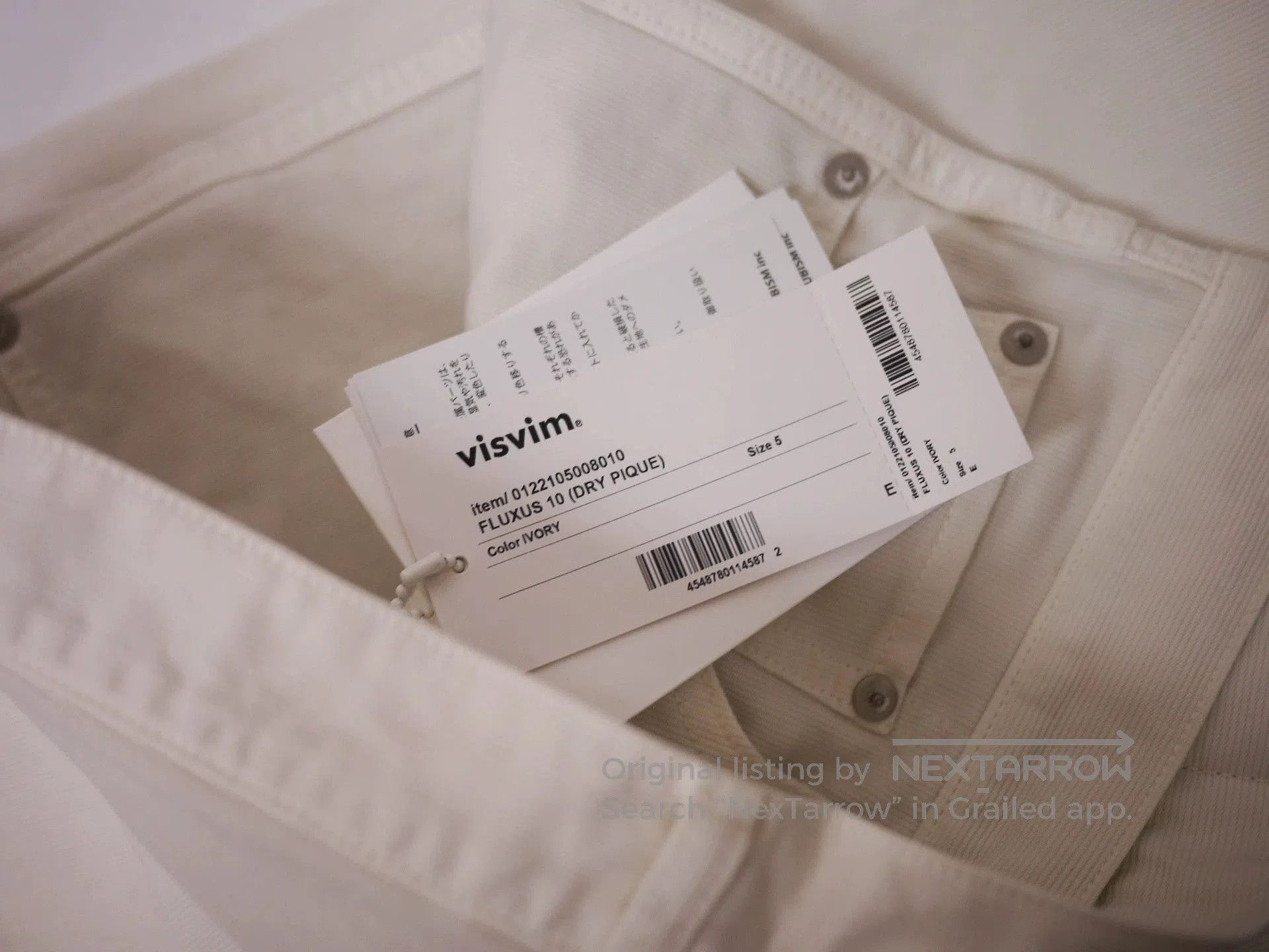 Visvim White Denim Pants Size 36. Size US 36 / EU 52 - 7 Thumbnail