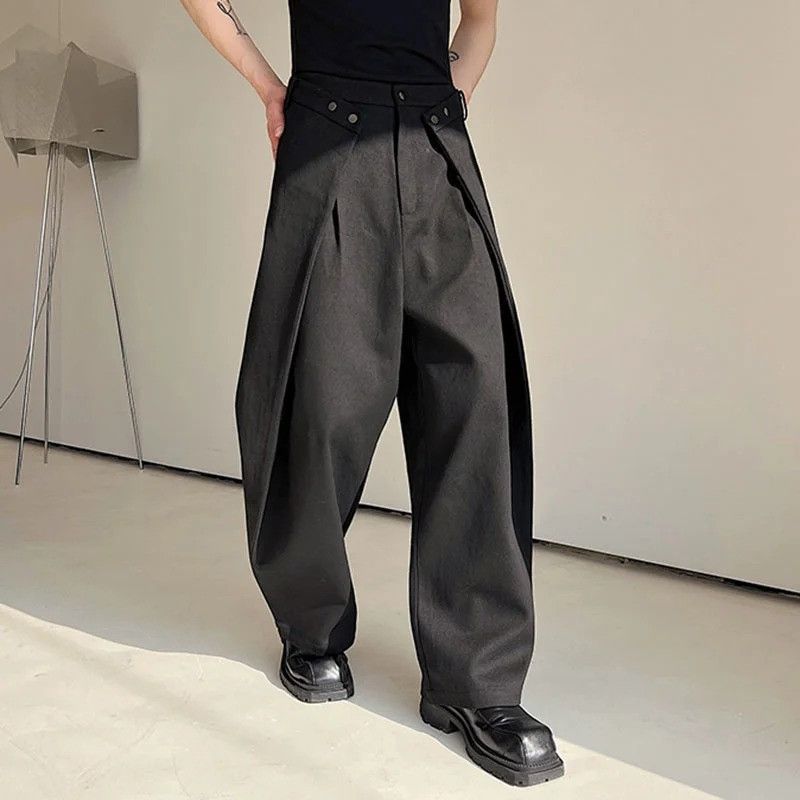 Other Black Baggy Denim Pants Size US 32 / EU 48 - 1 Thumbnail