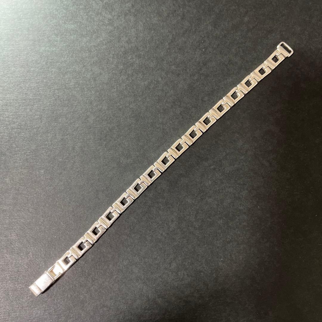 Gucci GUCCI Tom Ford 925 Silver G Logo Wrist Bracelet Chain Demna Size ONE SIZE - 4 Thumbnail