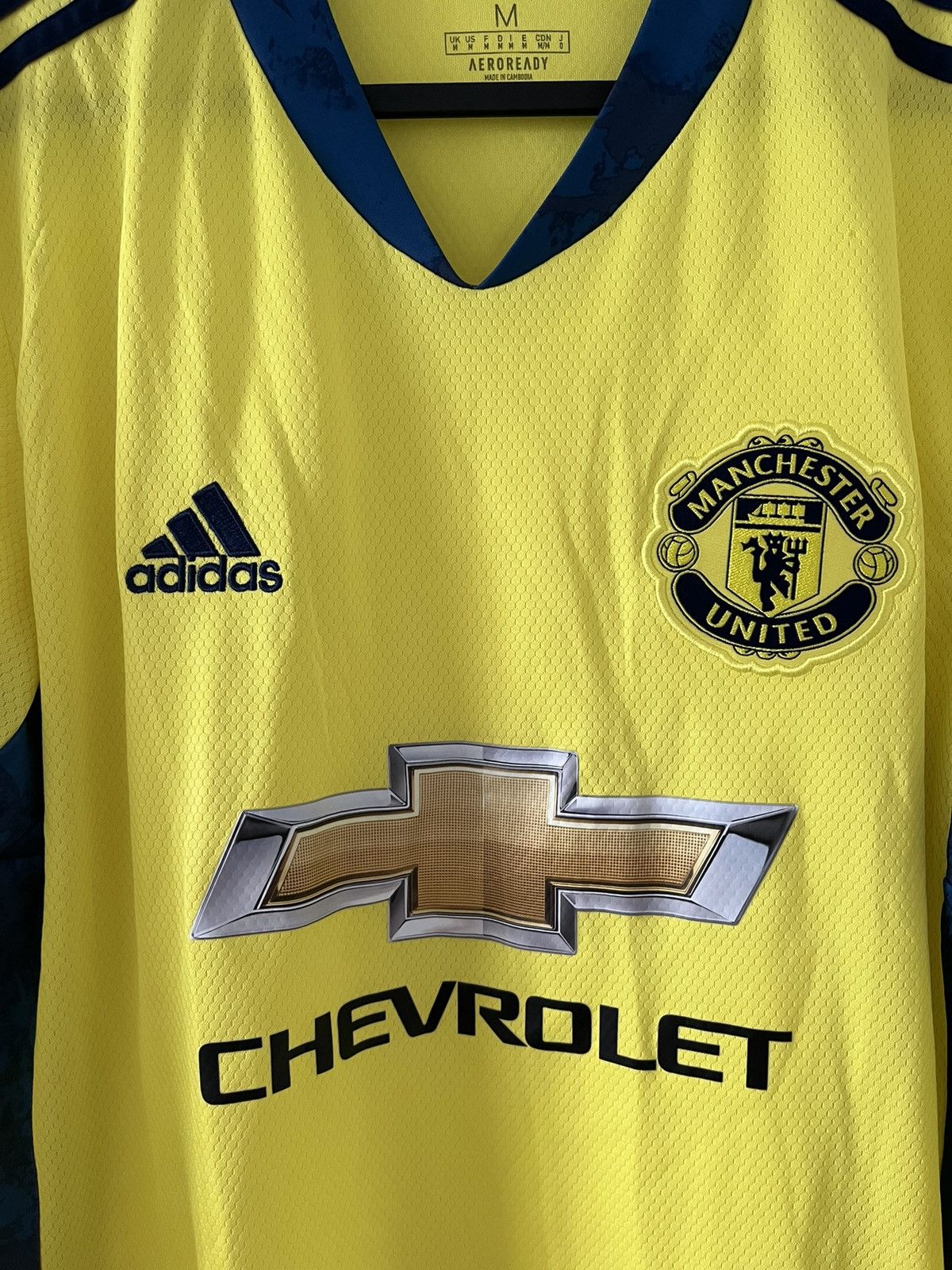 Manchester United adidas 2020/2021 bramkarska wyjazdowa — zdjęcie 2