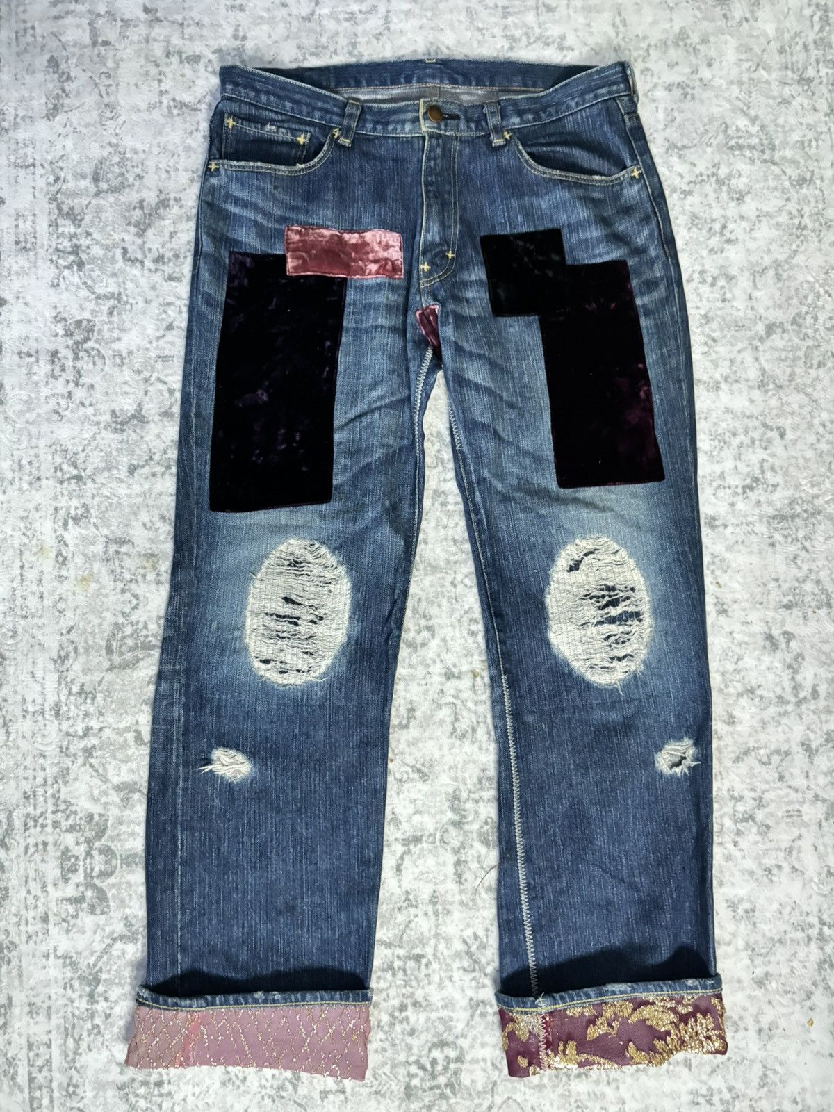 Number (N)ine Number Nine AW03 Kurt Cobain Denim | Grailed