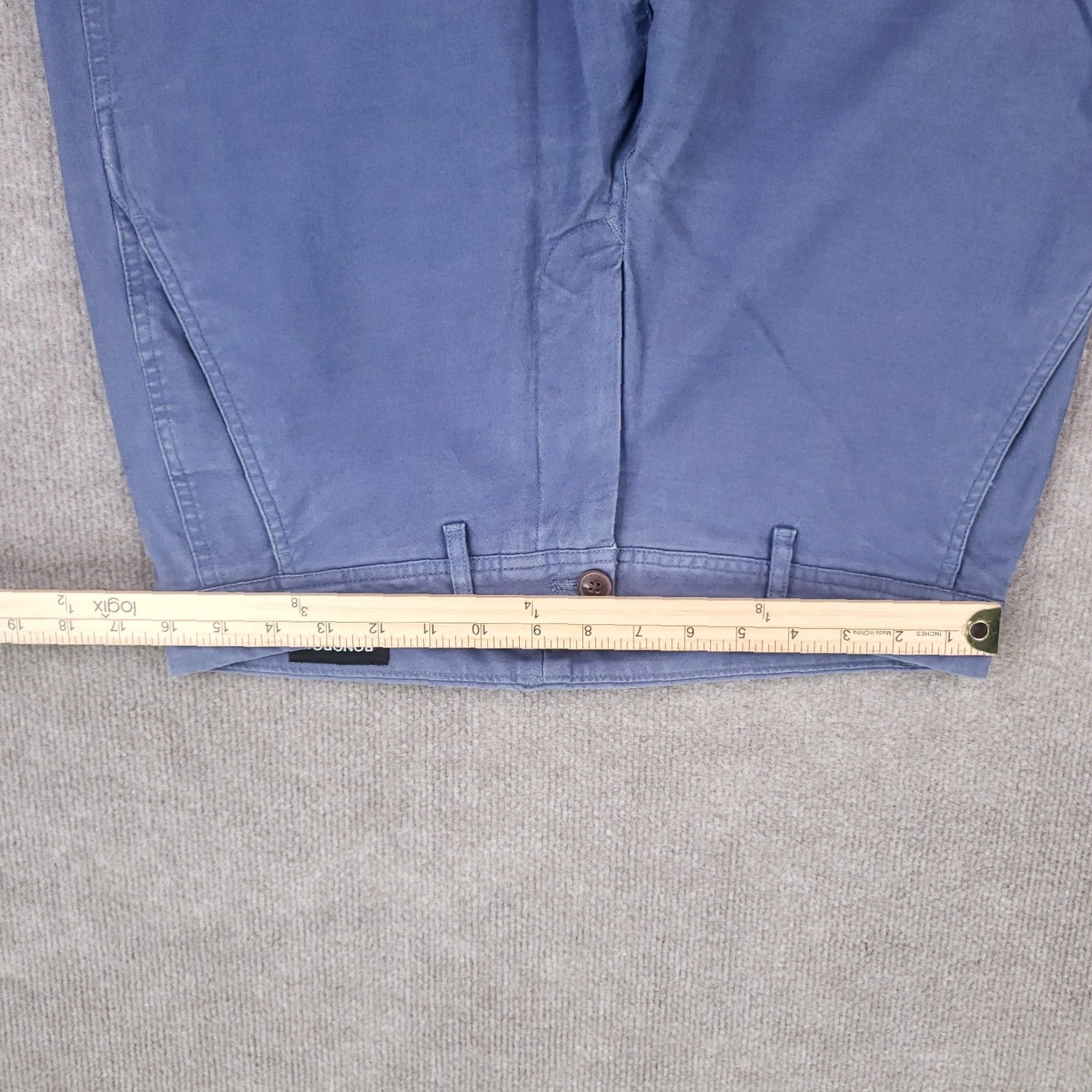 Bonobos VINTAGE Bonobos Chino Pants Mens 31x32 Blue Slim Fit Straight Leg Casual Cotton Size US 31 - 4 Thumbnail