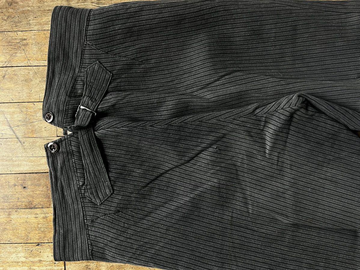 Vintage 1940s buckleback salt and pepper french work pants Size US 30 / EU 46 - 5 Thumbnail