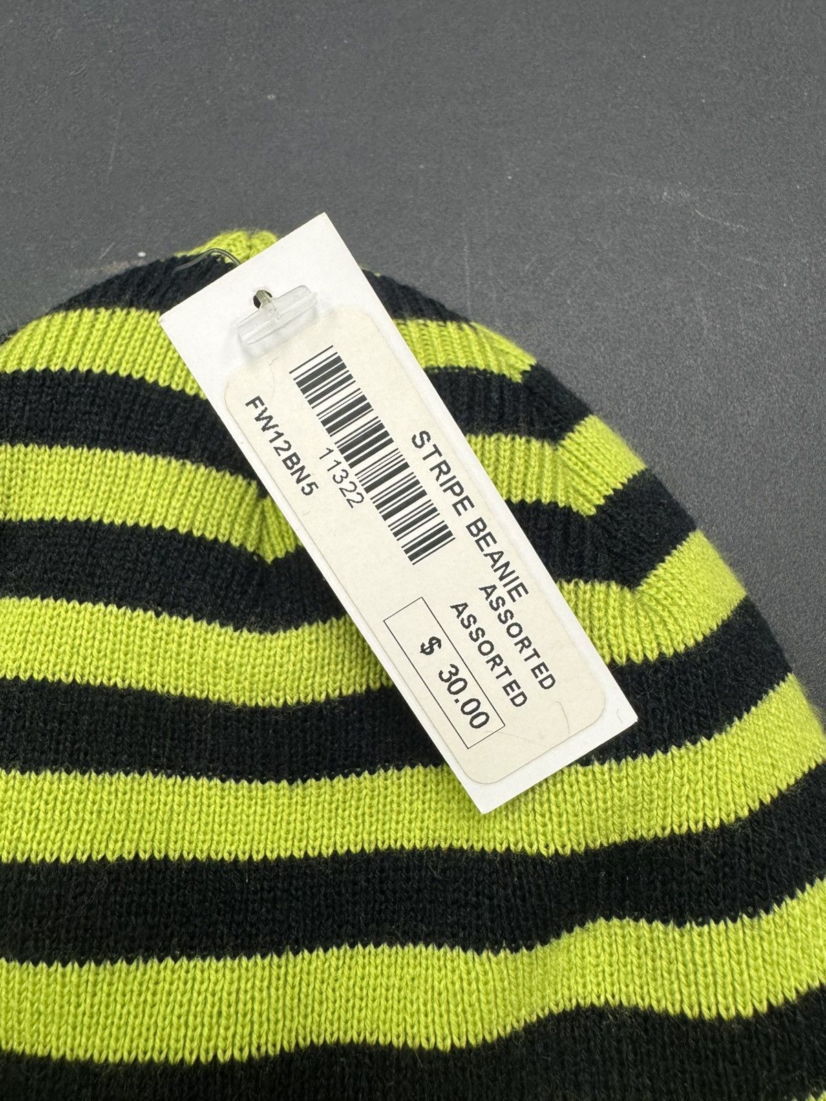 Supreme FW12 Supreme Striped Beanie Size ONE SIZE - 2 Thumbnail