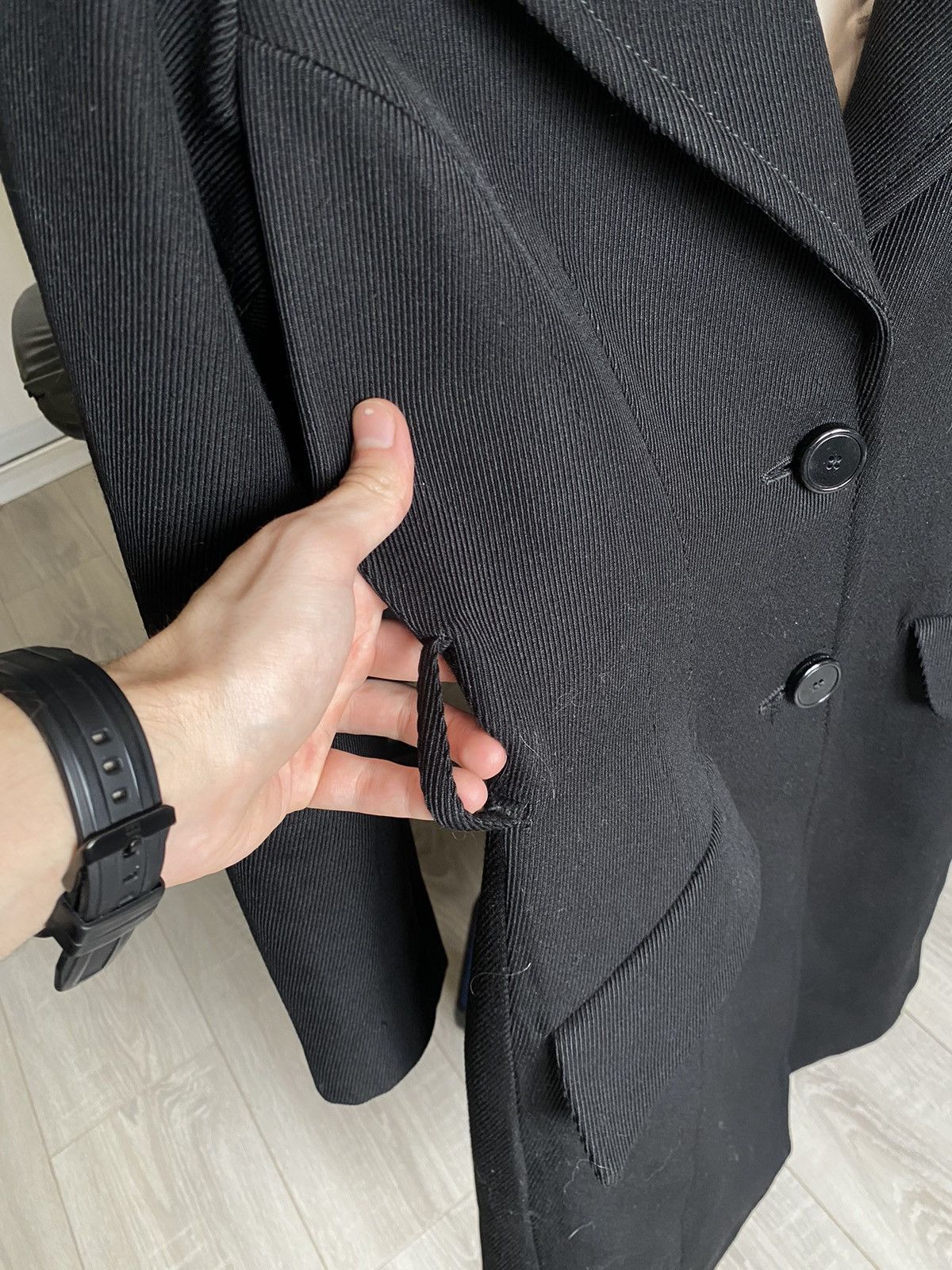 Elisabetta Franchi × Vintage Elisabetta Franchi coat jacket black Size M / US 6-8 / IT 42-44 - 8 Thumbnail