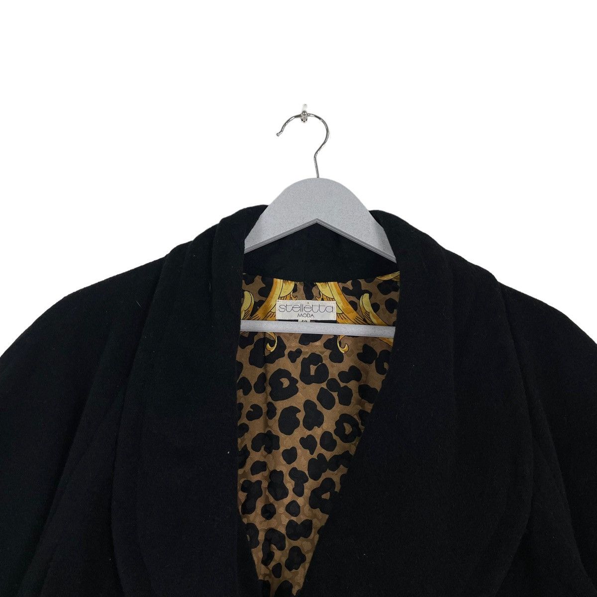 Japanese Brand × Other 💥STELLETTA LEOPARD LUXURY DESIGN BAGGY TRENCH COAT Size M / US 6-8 / IT 42-44 - 5 Thumbnail