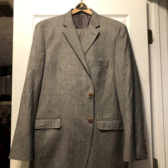 Ralph Lauren Ralph Lauren men's 100%wool 2pc suit size:46R pants:43/33 Size 46R - 8 Thumbnail