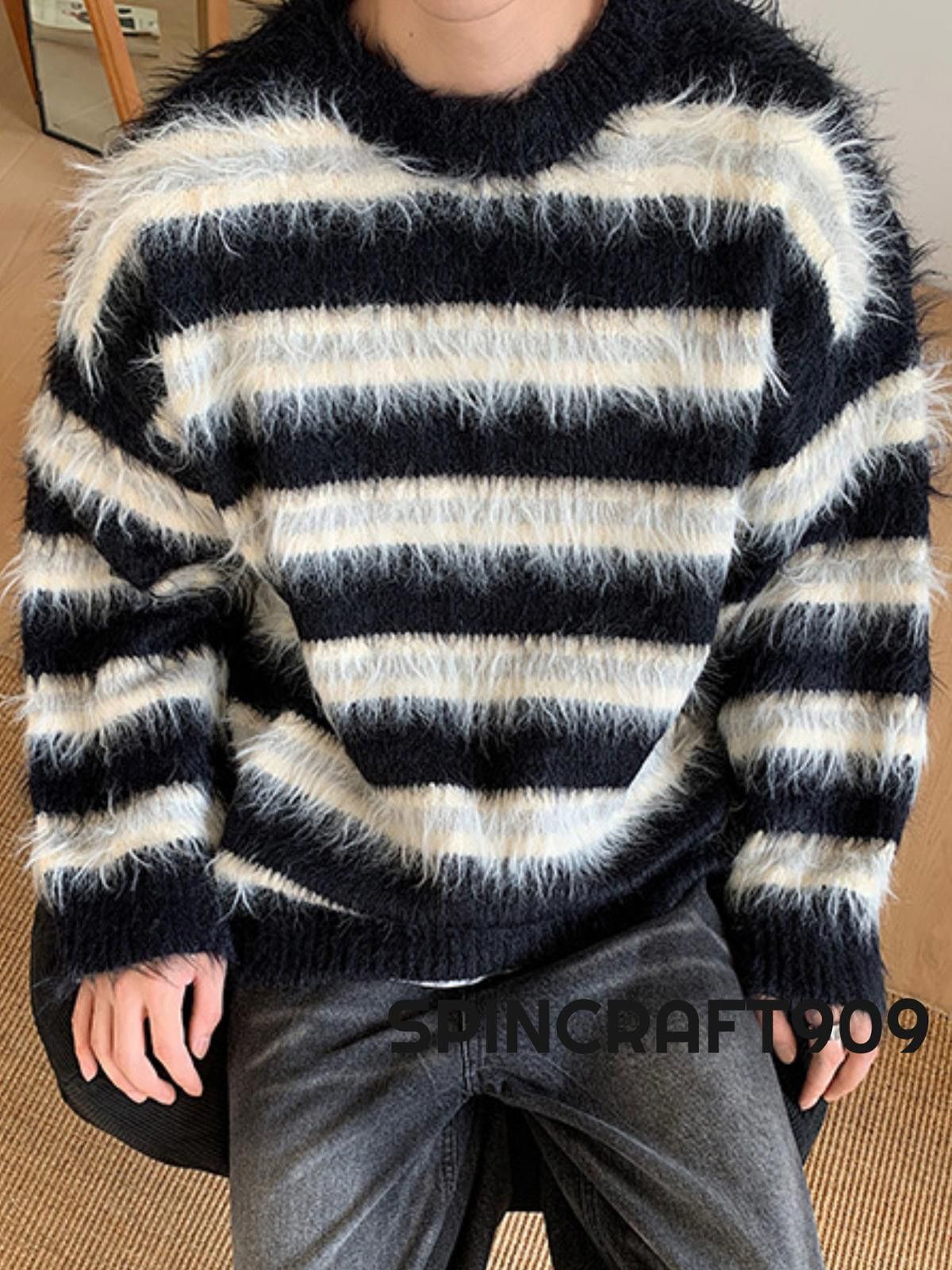 Vintage Stripe Knit Sweater Size US M / EU 48-50 / 2 - 3 Thumbnail