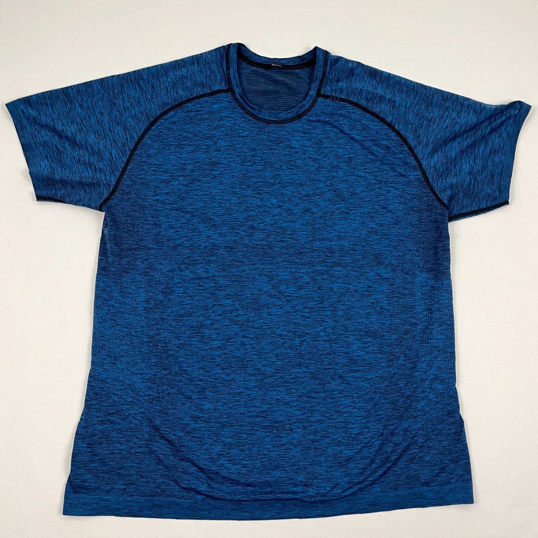 Lululemon Lululemon Metal Vent Tech Shirt Mens 2XL Heather Blue Black Active Training Shirt Size US XXL / EU 58 / 5 - 3 Thumbnail