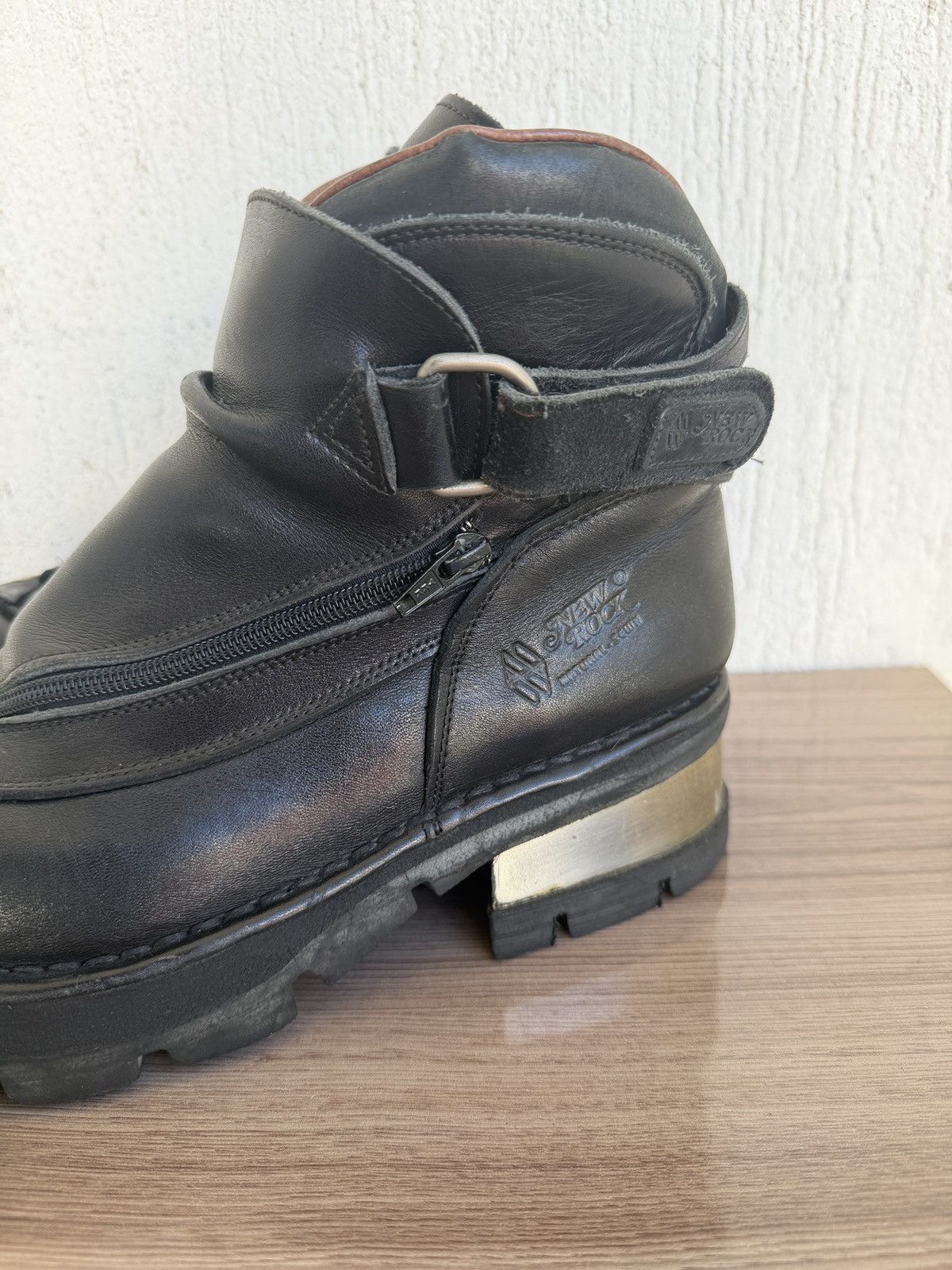 New Rock 90’s rare side zip boot Size US 10 / EU 43 - 9 Thumbnail