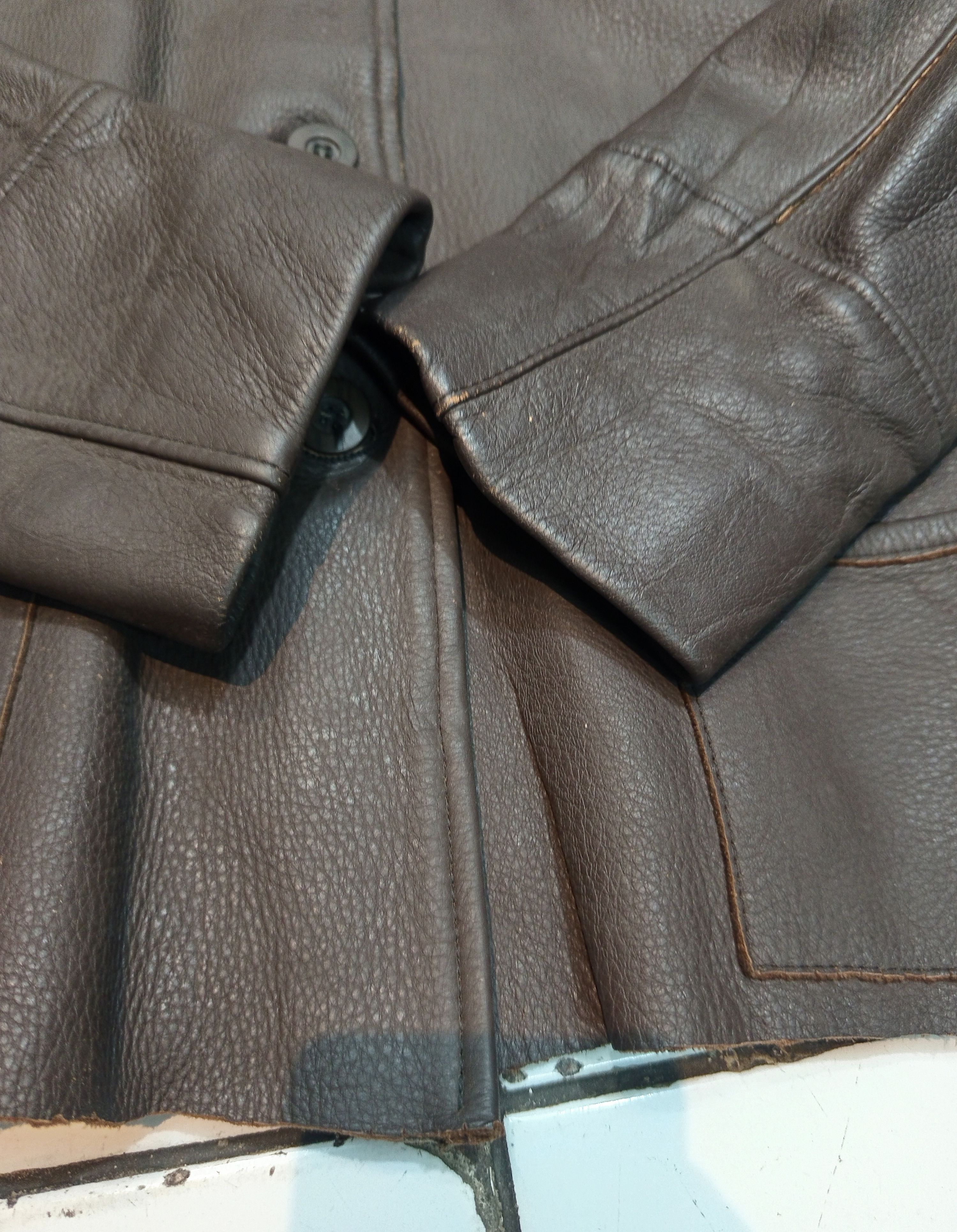 Vintage 1950s Mid Western Sport Togs Deerskin Leather Jacket Size S / US 4 / IT 40 - 7 Thumbnail