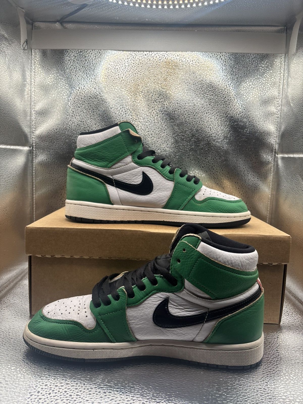 Jordan Brand Air Jordan 1 Lucky Green Size US 9.5 / IT 39.5 - 5 Thumbnail