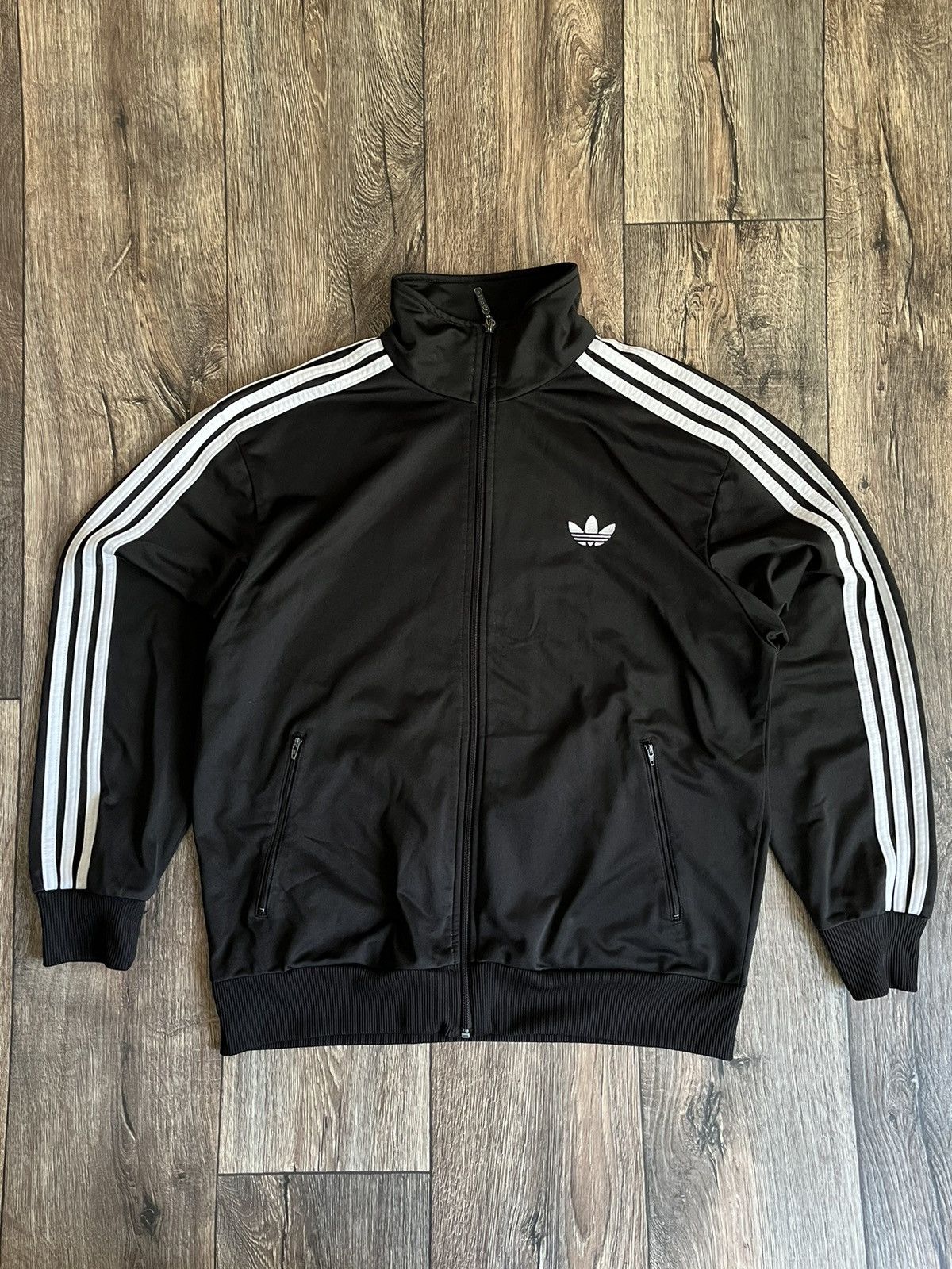 Adidas Vintage Track Y2K Zip Balenciaga Style Jacket