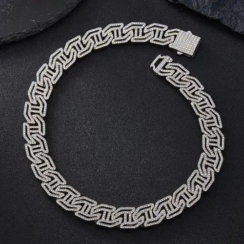 Other 16MM Cuban chain necklace bracelet Size ONE SIZE - 1 Thumbnail