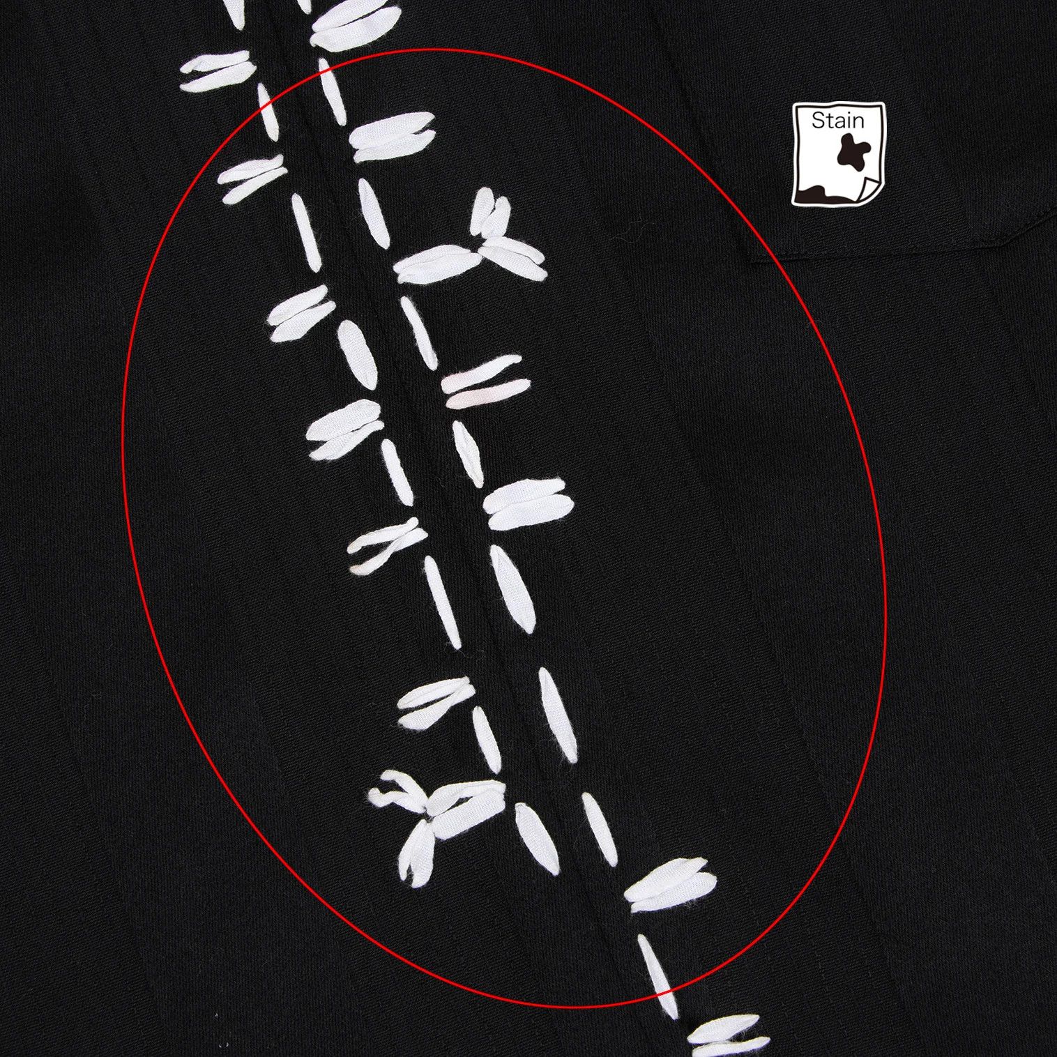 Yohji Yamamoto Yohji Yamamoto Stripe Jacquard V-Neck Top Size US M / EU 48-50 / 2 - 10 Thumbnail