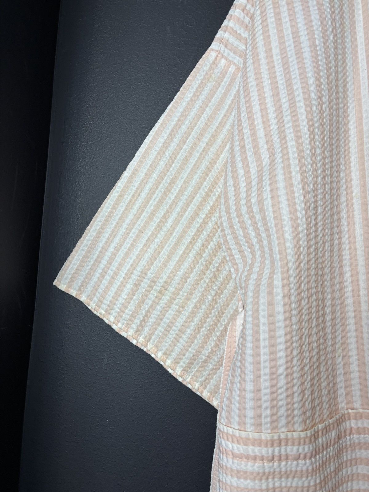 Sears Vintage Sears Robe Plisse Textured Pucker Striped Bath Sleep Size M / US 6-8 / IT 42-44 - 8 Thumbnail