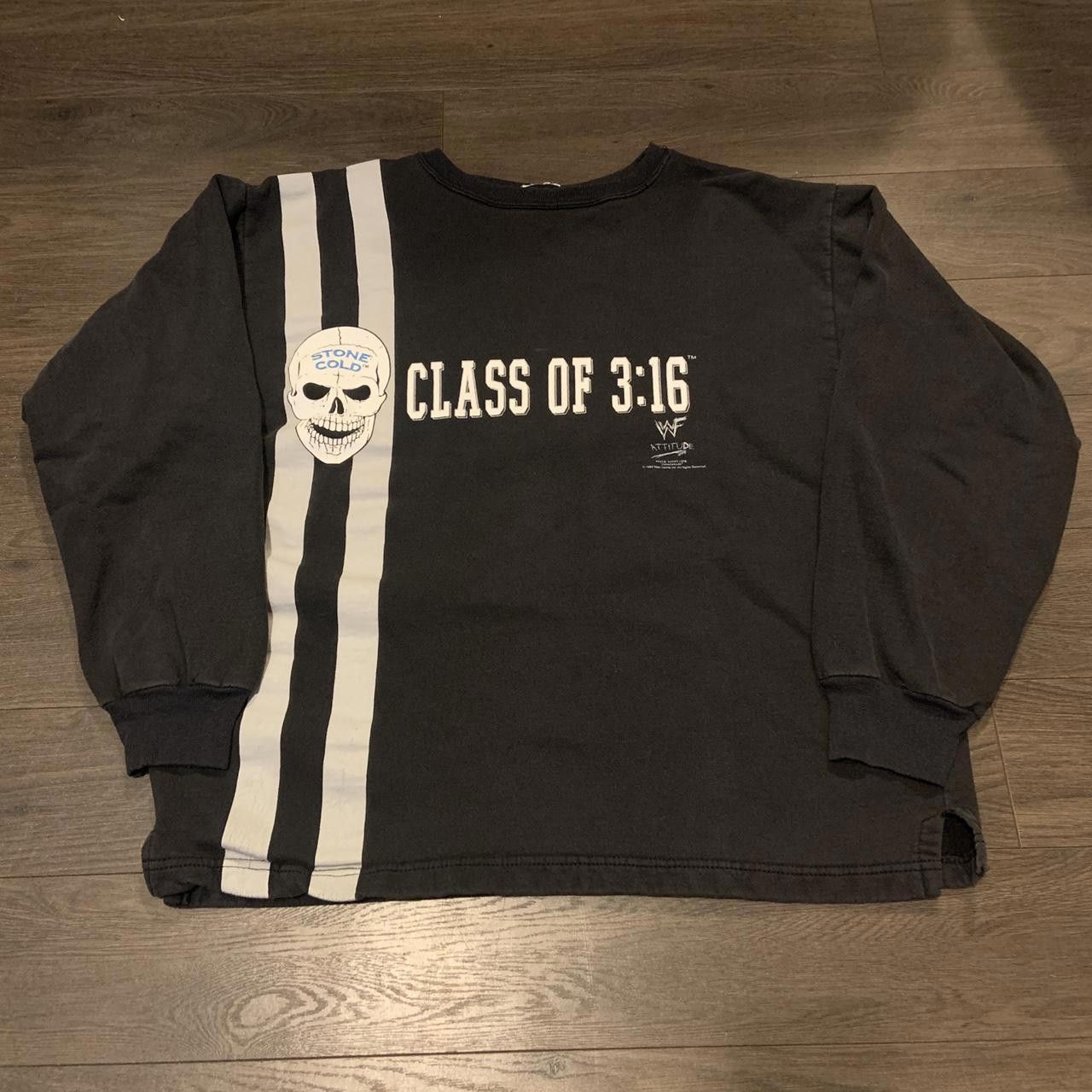 Designer Stone Cold Class Of 3:16 Crewneck Sweatshirt 1999 Large Size US XL / EU 56 / 4 - 2 Thumbnail