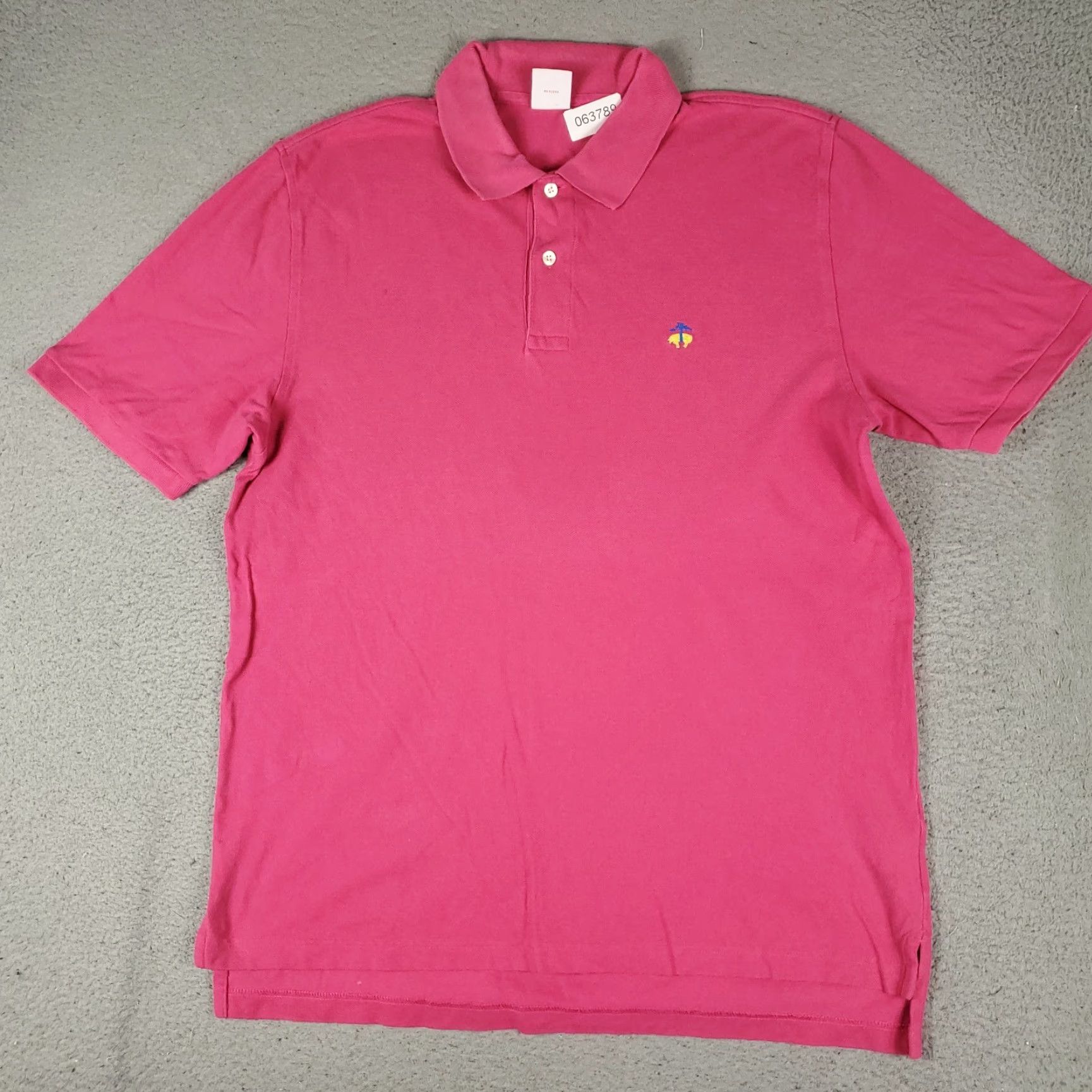 Brooks Brothers VINTAGE Brooks Brothers Polo Shirt Mens Large Pink Casual Short Sleeve L Polo Pink Brand Logo Classic Preppy Mens Size US L / EU 52-54 / 3 - 2 Thumbnail