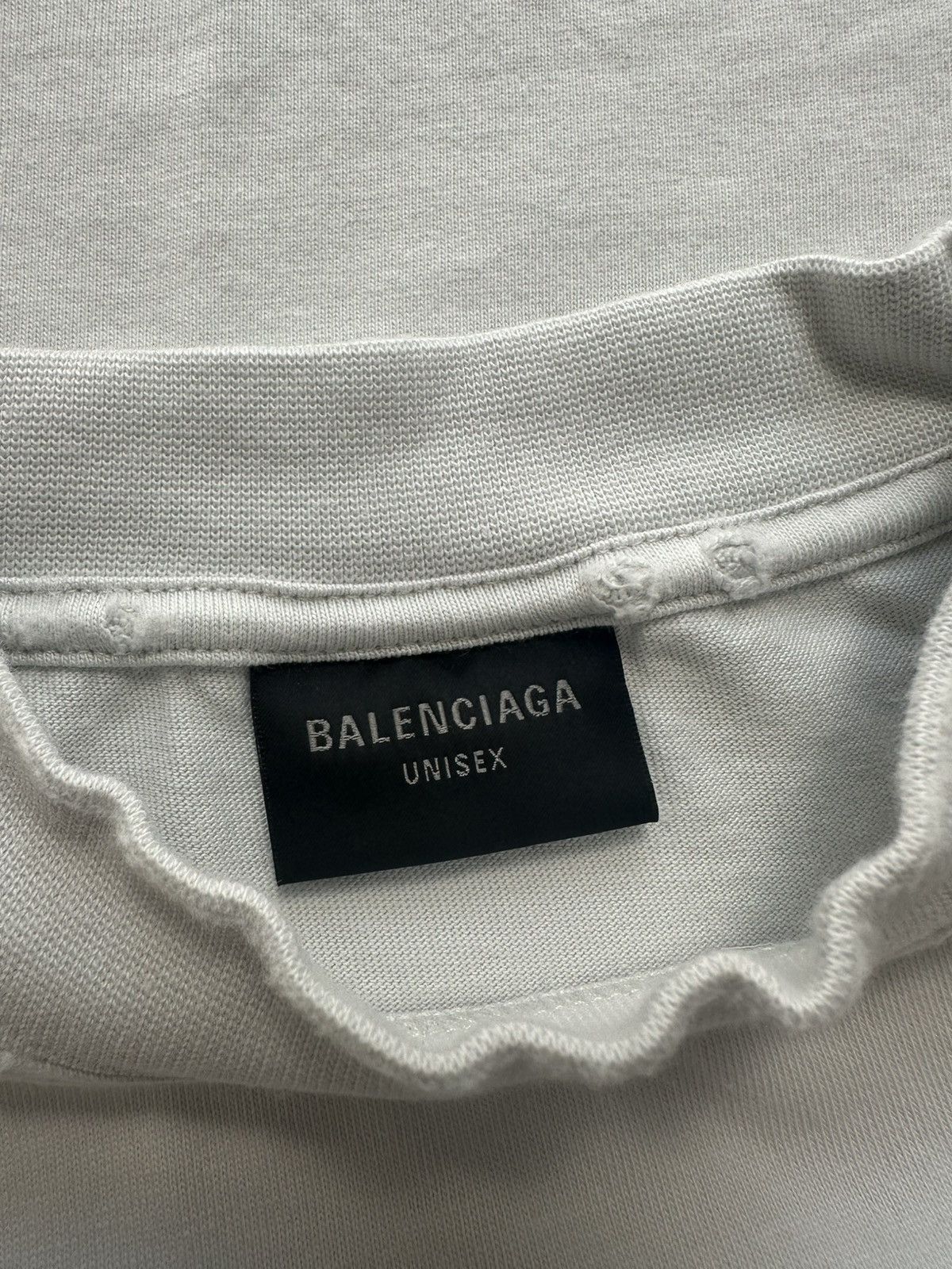 Balenciaga Balenciaga liquified 3B logo shirt dirty white Sz1 NEW Size US S / EU 44-46 / 1 - 4 Thumbnail